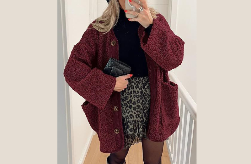 Women's Warm Winter Collarless Jacket