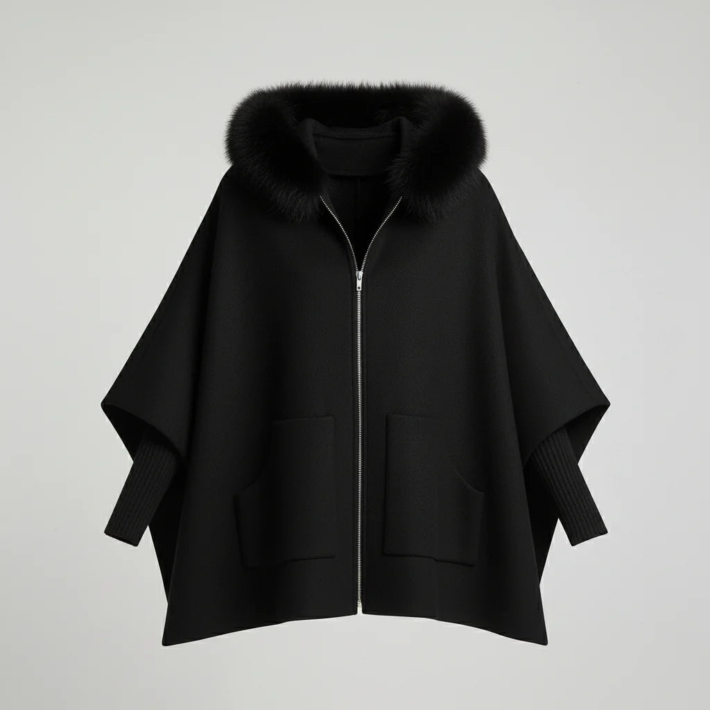 Luxury hooded cardigan