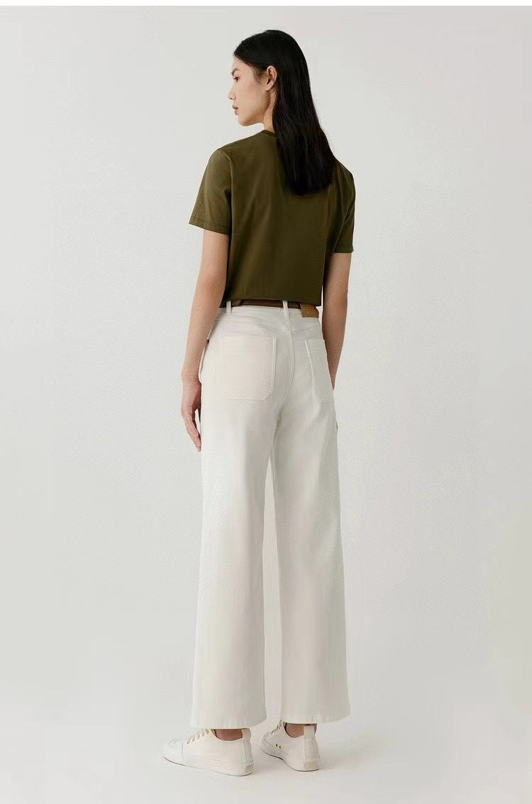 Trendy Wide-Leg Jeans for Women – Effortless Style & Comfort