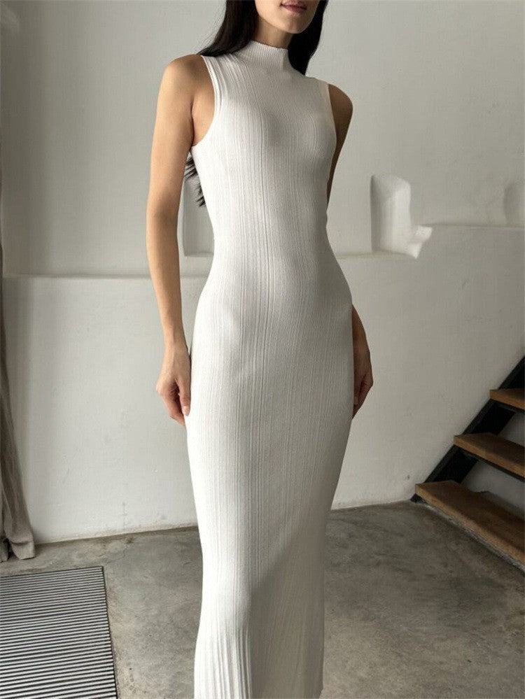 Sleek Ribbed Midi