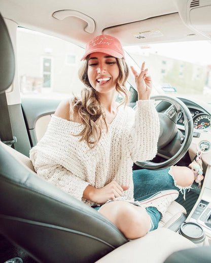 Trendy Oversized Knit Pullover – Chic Women's Sweater