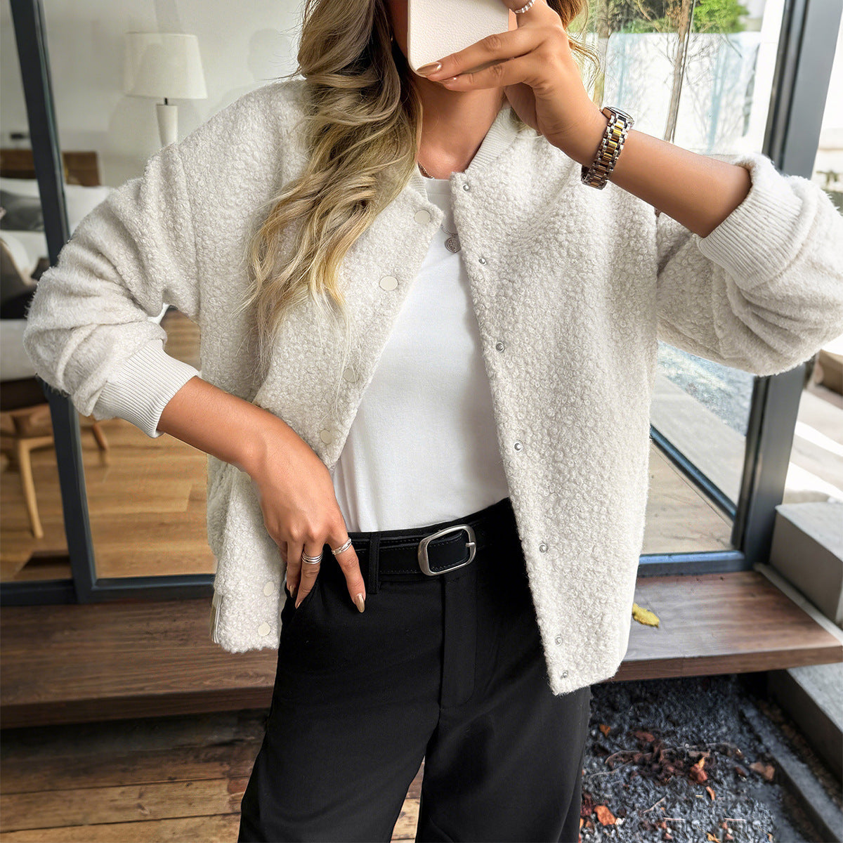 Versatile Casual Chic Buttoned Jacket