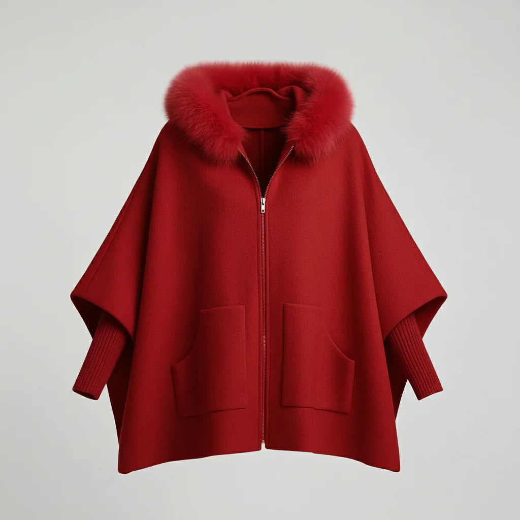 Luxury hooded cardigan