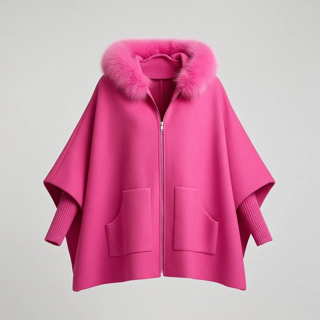 Luxury hooded cardigan