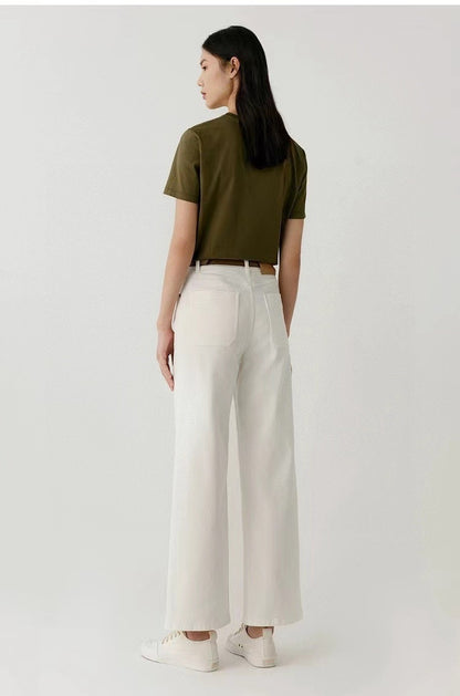 Trendy Wide-Leg Jeans for Women – Effortless Style & Comfort