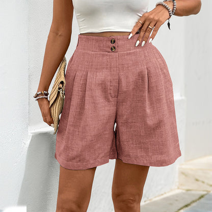 Modern Essentials: Women’s Solid Straight-Leg Casual Trouser