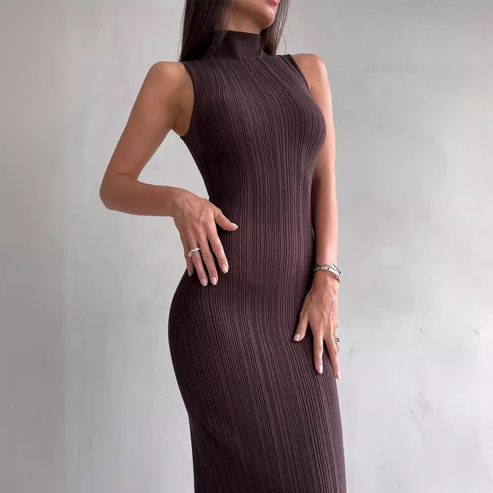 Sleek Ribbed Midi