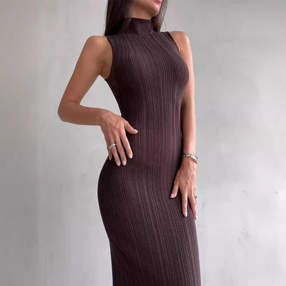 Sleek Ribbed Midi