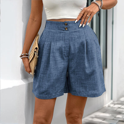 Modern Essentials: Women’s Solid Straight-Leg Casual Trouser
