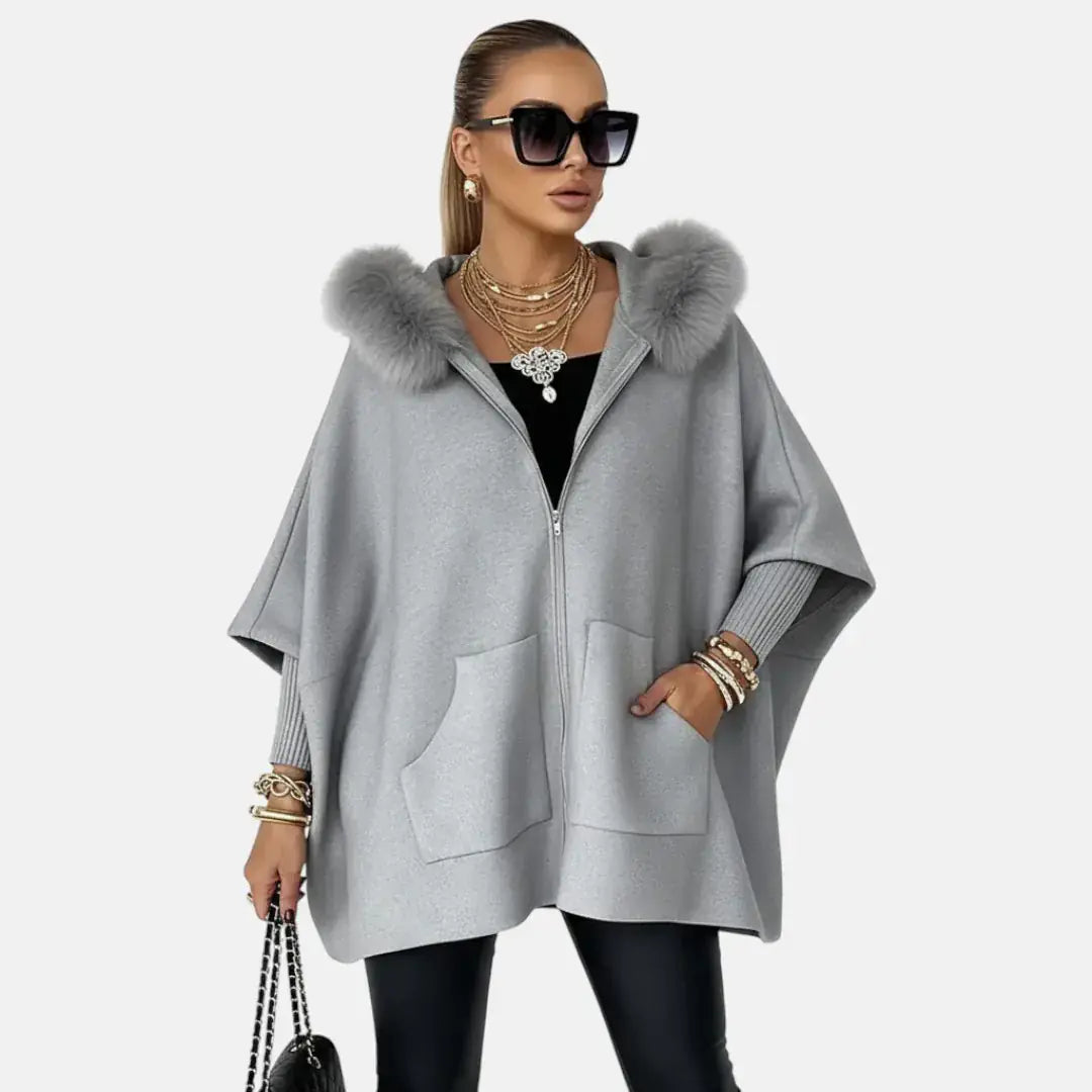 Luxury hooded cardigan